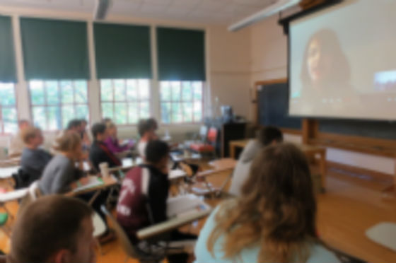 Skyped-In Syria Scholar