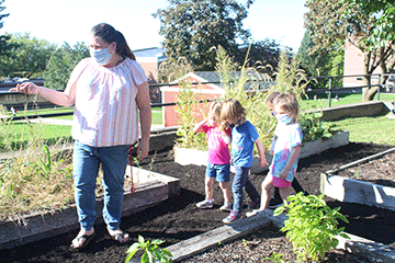 Campus planning interactive garden