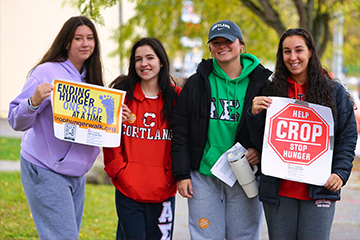 Seeking students for hunger walk 