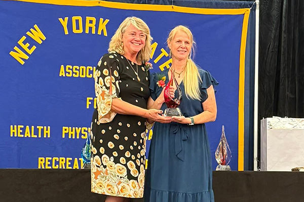 SUNY Cortland professor honored for service and teaching