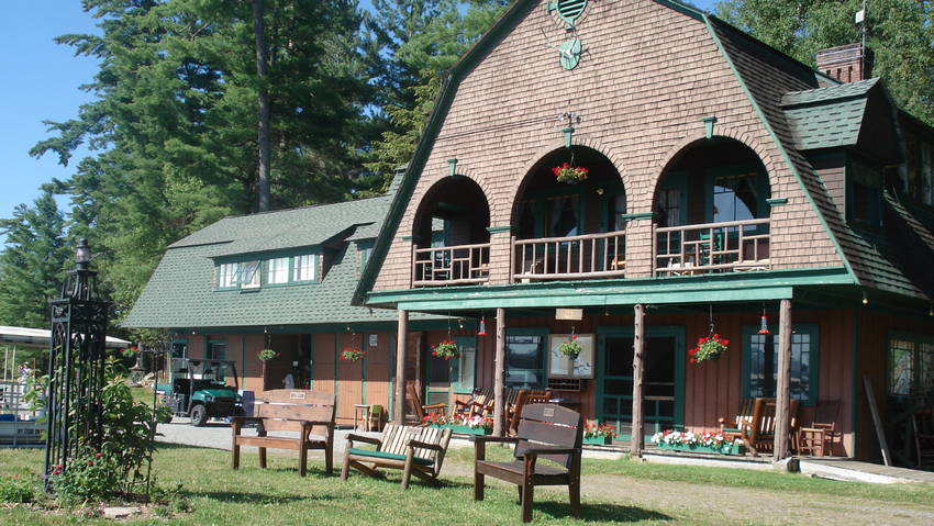 Casino building at Antlers