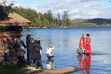 Raquette Lake Provides Fashion Photo Setting