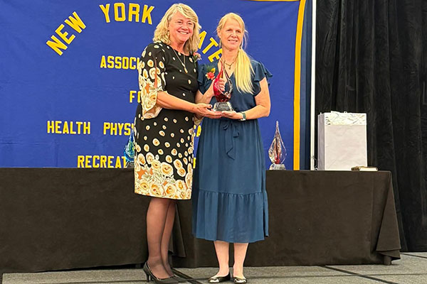 SUNY Cortland professor honored for service and teaching