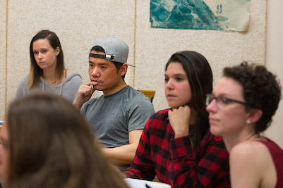 Modern Languages students in a classroom