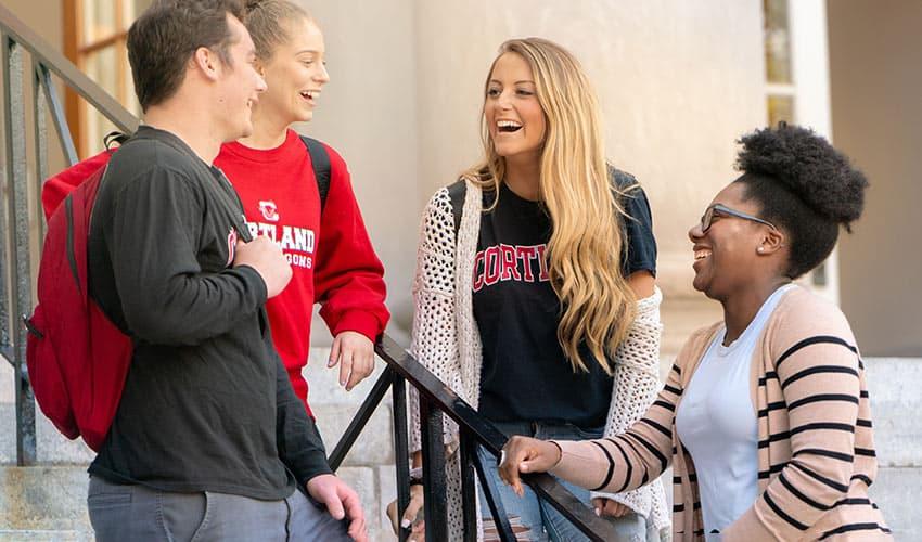 Students outside