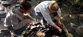 Photo of students at Hoxie Gorge