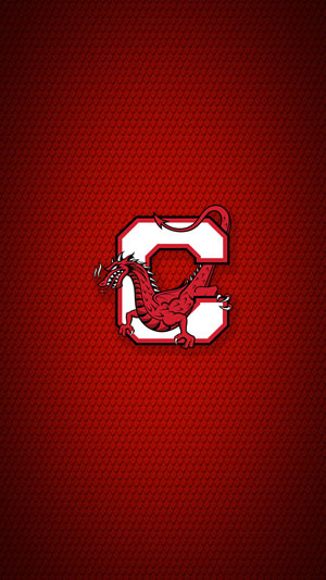 Phone wallpaper with athletics logo