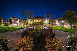 Old Main at night